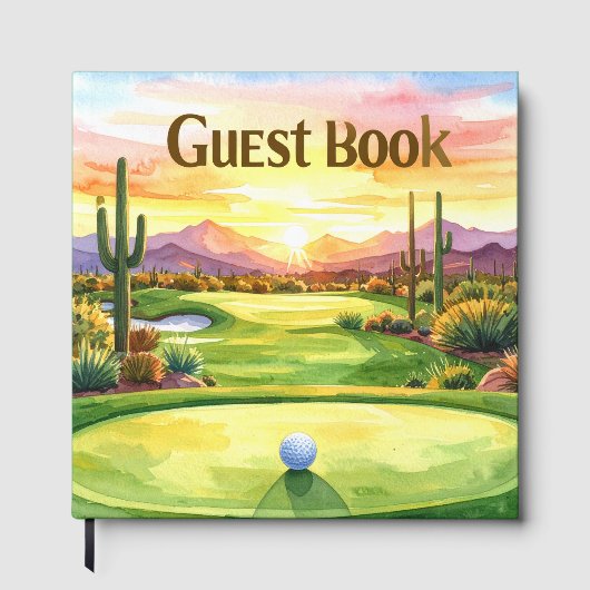 Golf in Arizona Gästebuch (Vorderseite)