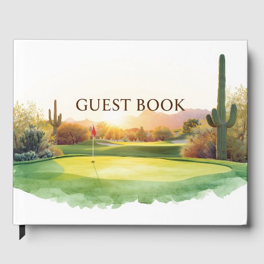 Golf in Arizona Gästebuch (Vorderseite)