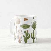 Golf in Arizona Kaffeetasse (Vorderseite Links)