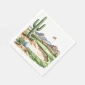 Golf in Arizona Servietten (Ecke)