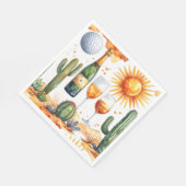 Golf in Arizona  Servietten (Ecke)