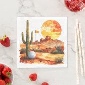 Golf in Arizona Servietten (Beispiel)
