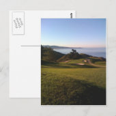 GOLF IN KALIFORNIEN POSTKARTE (Vorne/Hinten)