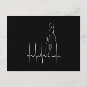 Golf in meinem Herzschlag Postkarte