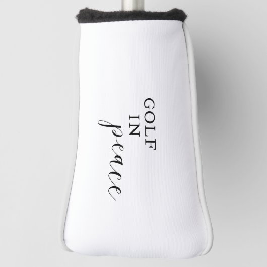 Golf in Peace Head Cover Golf Headcover (Rotieren 90)