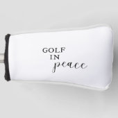 Golf in Peace Head Cover Headcover (Vorderseite)