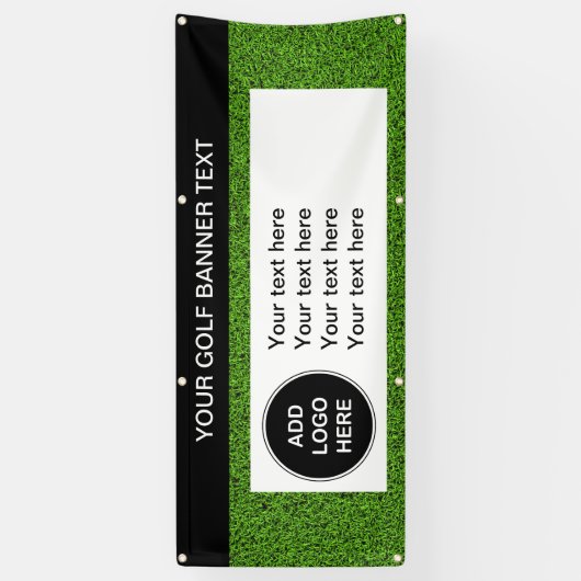 Golf-Industrie-Logo-Fahne im Freien Banner (Vertikal)