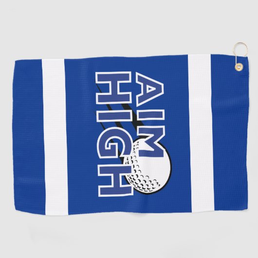 Golf Infusion "AIM HIGH" Golfhandtuch (Horizontal)