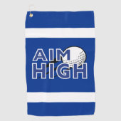 Golf Infusion "AIM HIGH" Golfhandtuch (Vorderseite)
