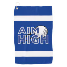 Golf Infusion "AIM HIGH" Golfhandtuch