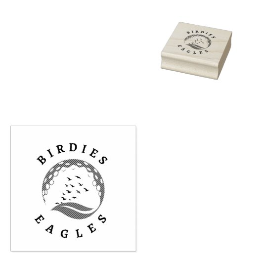 Golf Infusion Birdies Eagles Golf Gummistempel (Stempel)