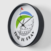 Golf Infusion Designed "Zeit zum Spielen" Uhr (Winkel)