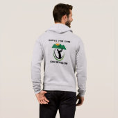 Golf Infusion Einzigartige Vorderseite und Rücksei Hoodie (Schwarz voll)