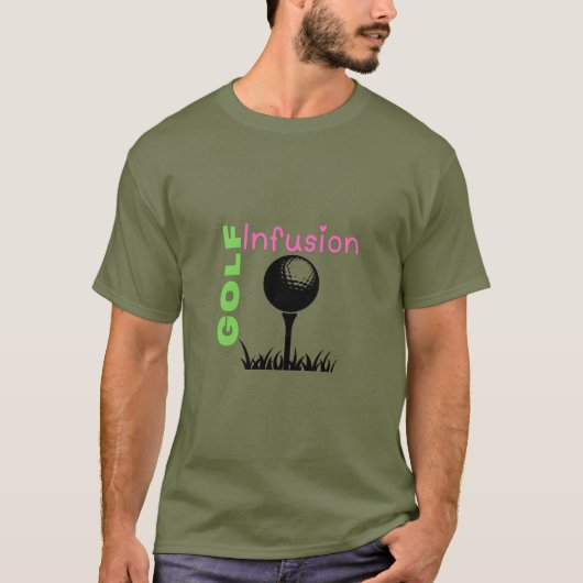 Golf Infusion Einzigartiges Design, trendig T-Shirt (Vorderseite)