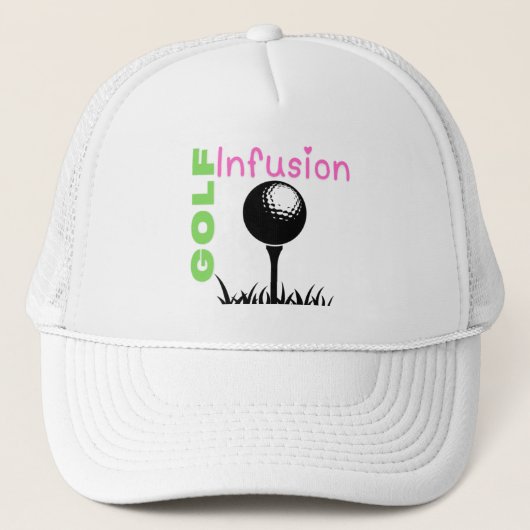 Golf Infusion Einzigartiges Design, trendig Truckerkappe (Vorderseite)