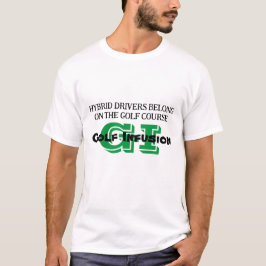 Golf Infusion Hybrid Fahrer auf dem Golfplatz T-Shirt