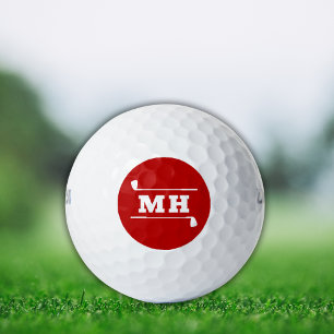 Golf Initialen Klassisch Elegant Sportlich Bold Ro Golfball