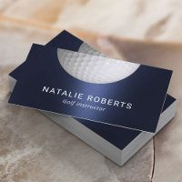 Golf Instructor Navy Blue Beruflich Sport
