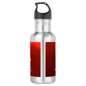 GOLF INSTRUCTOR RED RUBY MONOGRAM EDELSTAHLFLASCHE (Rückseite)