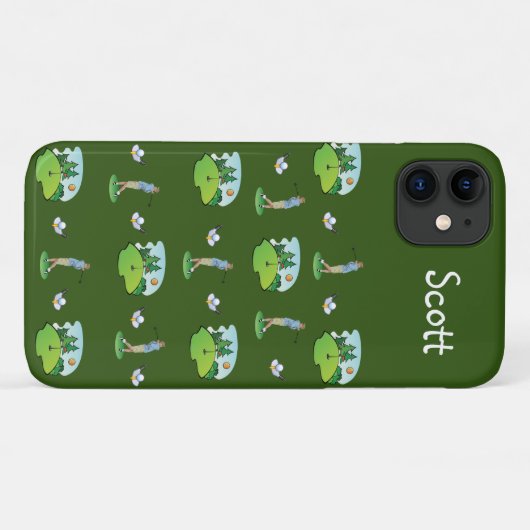 Golf Iphone Case (Rückseite (Horizontal))
