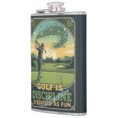 Golf Is Discipline Disguised as Fun | Motivational Flachmann (Links)
