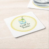 Golf Is Tonic | Golf Drinkware Untersetzer (angewinkelt)