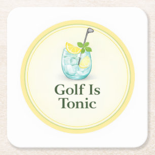 Golf Is Tonic Golf Drinkware Untersetzer