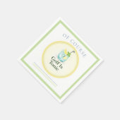 Golf Is Tonic | Golf-Papier-Servietten Serviette (Ecke)