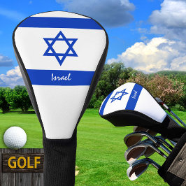 Golf Israel & Israel Flagge / Golf Clubs Abdeckung Golf Headcover