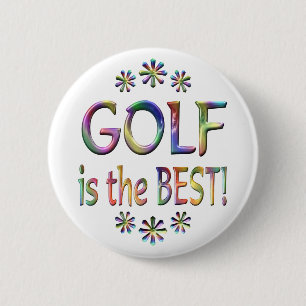 Golf ist das Beste Button