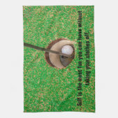 Golf ist der Spaß, den Sie haben können Geschirrtuch (Vertikal)