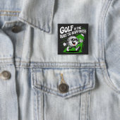 Golf ist der Weg zum Glück Button (Beispiel)