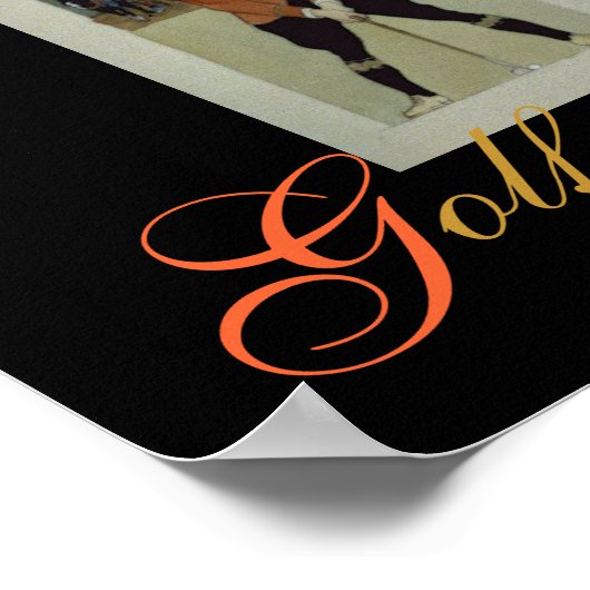 Golf ist... Drucken Poster (Ecke)