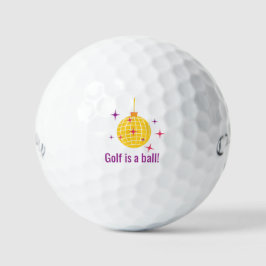 Golf ist ein Ball - lustige Golfbälle