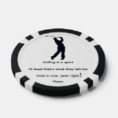 Golf ist ein Sport Pokerchips (Einzeln)