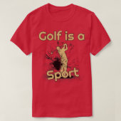 Golf ist ein Sport T-Shirt (Design vorne)