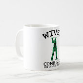 Golf ist Forever Kaffeetasse (Vorderseite Links)