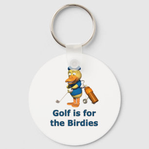 Golf ist für Vogelarten Schlüsselanhänger