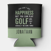 Golf ist Glück Funny Golf Lover Geschenk Dosenkühler (Vorderseite)