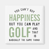 Golf ist Glück Funny Golf Lover Geschenk Magnet (Vorne)