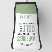 Golf ist Glück Funny Golf Lover Geschenke Golf Headcover (Rotieren 90)