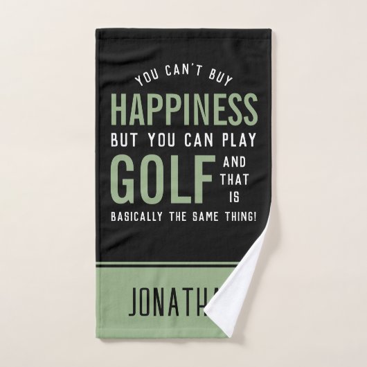 Golf ist Glück Funny Golf Lover Geschenke Handtuch (Handtuch)