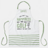 Golf ist Glück Funny Golf Lover Geschenke Schürze (Vorderseite)