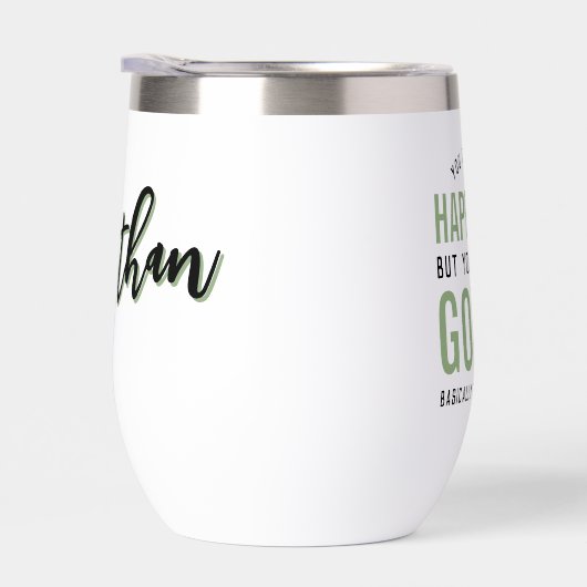 Golf ist Glück Funny Golf Lover Personalisiert (Rechts)