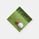 Golf ist gut für das Soul Napkin Serviette (Ecke)