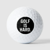 Golf ist hart Golf Humor Lustiger Golf Liebhaber S Golfball (Vorderseite)