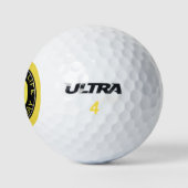 Golf ist Leben individuell anpassbarer 90. Geburts Golfball (Logo)