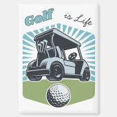 Golf ist Leben Magnet (Vorderseite)