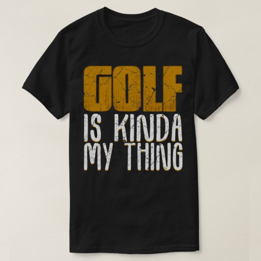 Golf ist mein Ding T-Shirt (Design vorne)