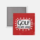 Golf ist mein Jam Kühlschrank Magnet (Vorderseite/Rückseite)